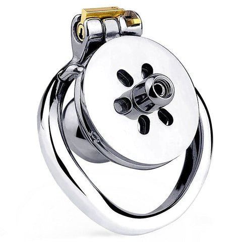 Stainless Steel & Silicone Male Chastity Bird Cage