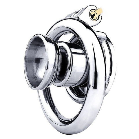 Stainless Steel & Silicone Male Chastity Bird Cage