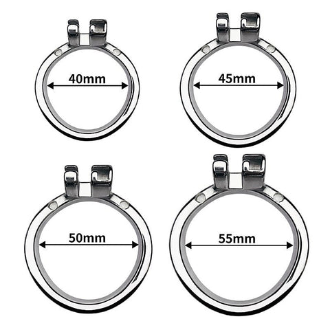 Stainless Steel & Silicone Male Chastity Bird Cage