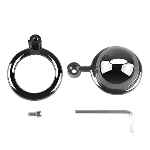 CB Chastity Lock Cock Cage Black by BDStyle