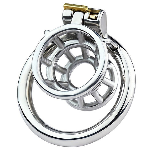 Stuck In Male Chastity Cage by BDStyle
