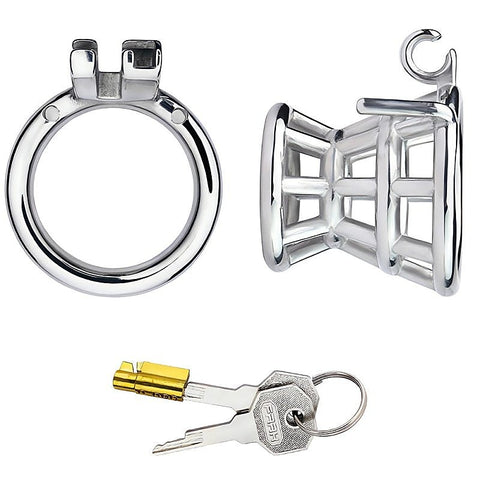 Stuck In Male Chastity Cage by BDStyle