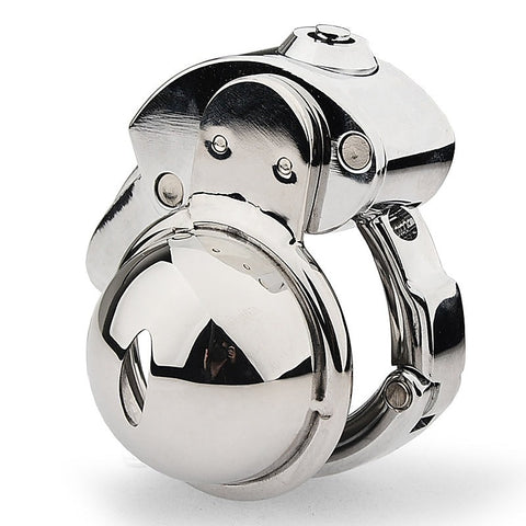 CB Mens Chastity Lock Cock Cage With Adjustable Ring