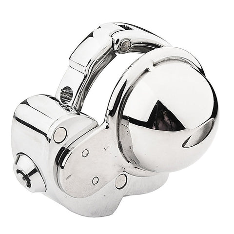 CB Mens Chastity Lock Cock Cage With Adjustable Ring