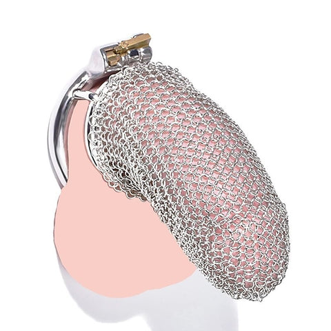 Metal Chastity Cage Mesh Medium by BDStyle