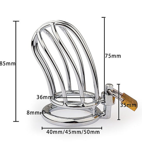Classic Small Banana Men's Chastity Cage by BDStyle