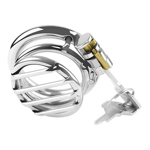 Plate Cage Male Chastity Device Large by BDStyle