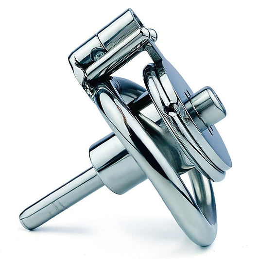 Double Screw Negative Male Chastity Cage With Catheter