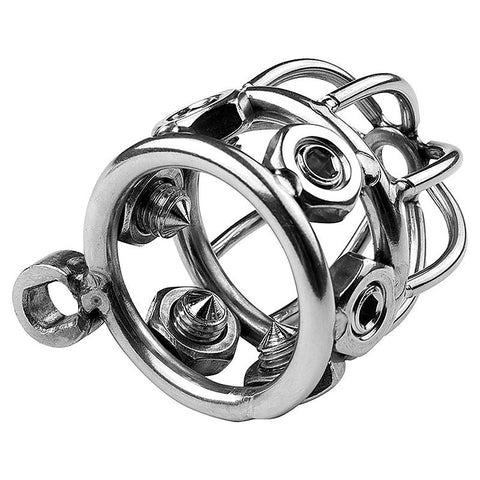 Spike Alloy Male Chastity Cock Cage by BDStyle