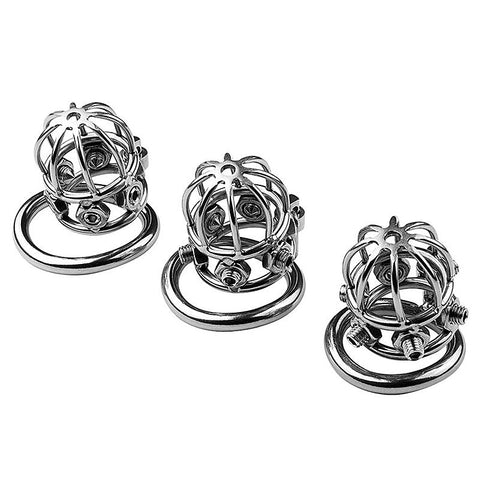 Spike Alloy Male Chastity Cock Cage by BDStyle