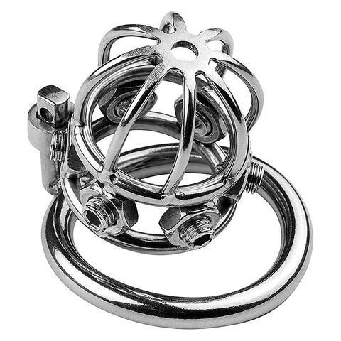 Spike Alloy Male Chastity Cock Cage by BDStyle