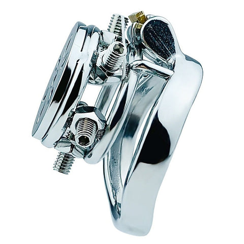 Rivet Screw Cover Mens Chastity Lock Cage by BDStyle