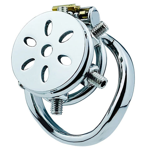 Rivet Screw Cover Mens Chastity Lock Cage by BDStyle