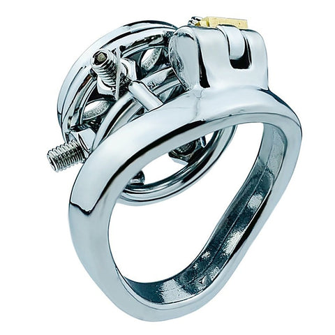 Rivet Screw Cover Male Chastity Lock Cage by BDStyle