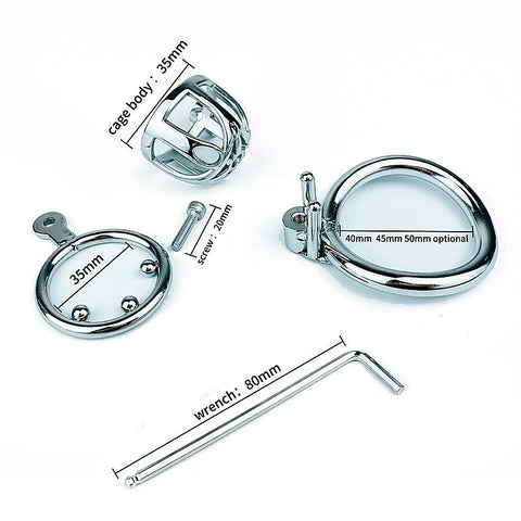 Hex Screw Male Chastity Lock Cage by BDStyle
