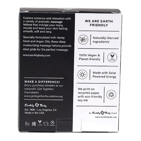 Hemp Seed Edible Massage A Trois by Earthly Body