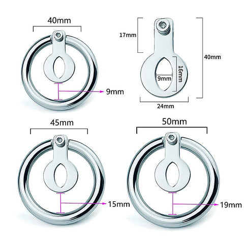 Hex Screw Pad Mens Cock Cage by BDStyle