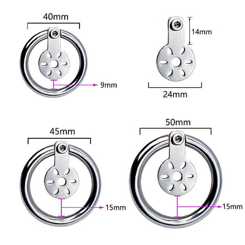 Hex Screw Pad Mens Cock Lock Cage by BDStyle