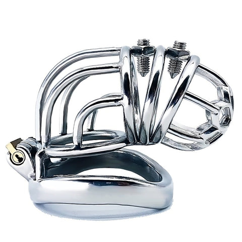 Rivet Screw Bent Male Cock Cage by BDStyle