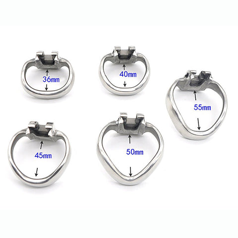 Stainless Steel Male Metal Chastity Cage HTV3 Small