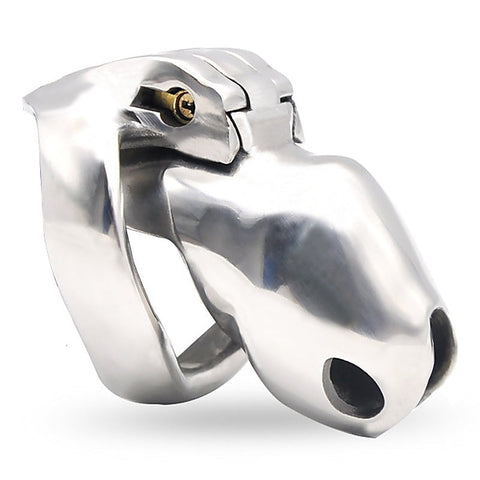 Stainless Steel Mens Metal Chastity Cage HTV3 Medium