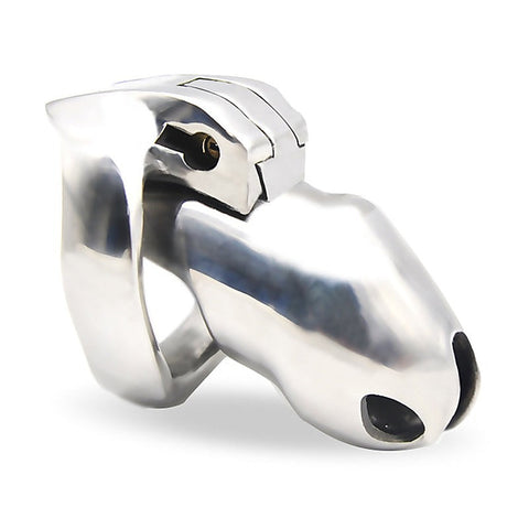 Stainless Male Metal Chastity Cage HTV3 Large by BDStyle