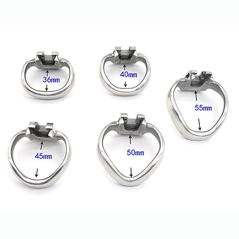Stainless Male Metal Chastity Cock Cage HTV3 XL by BDStyle