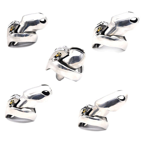 Stainless Male Metal Chastity Cock Cage HTV3 XL by BDStyle