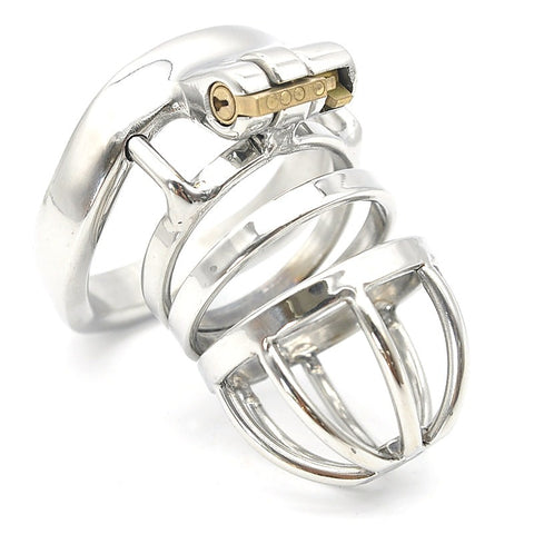 New Bent Ring Male Chastity Cock Cage By Bdstyle