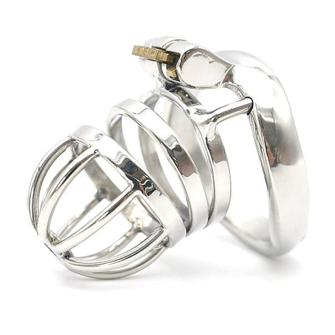 New Bent Ring Male Chastity Cock Cage By Bdstyle