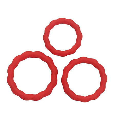 Delay Lock Ejaculation Mens Cock Ring Set by BDStyle