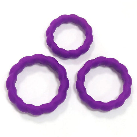 Delay Lock Ejaculation Mens Cock Ring Set by BDStyle