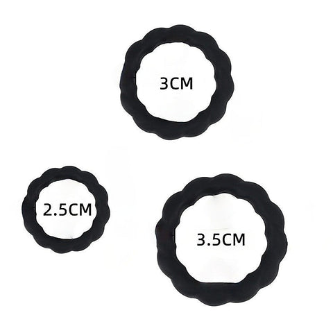 Delay Lock Ejaculation Mens Cock Ring Set by BDStyle