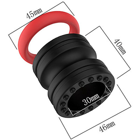 2 Piece Mens Silicone Ball Stretcher by BDStyle