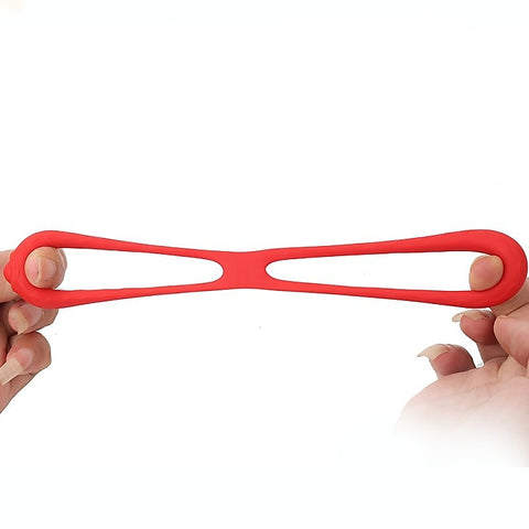Double Soft Ring Delay Silicone Cock Ring by BDStyle