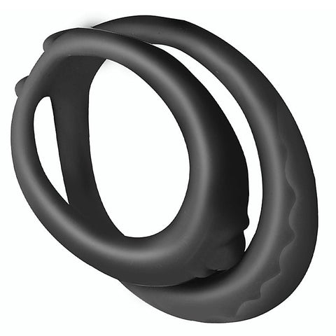 Double Soft Ring Delay Silicone Cock Ring by BDStyle