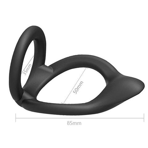 Sex Delay Silicone Dual Cock Ring by BDStyle