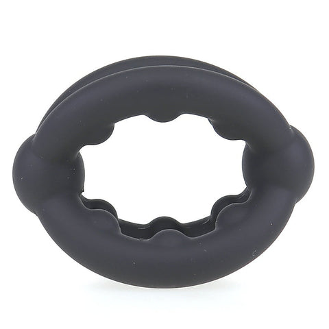 Cross Sex Delay Stretchy Silicone Cock Ring by BDStyle