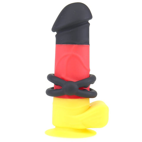 Cross Sex Delay Stretchy Silicone Cock Ring by BDStyle
