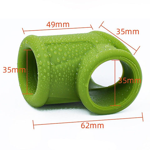 Stretchy Silicone Cock and Ball Ring by BDStyle