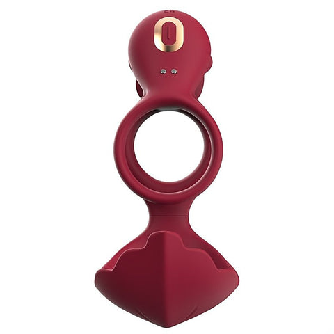 12 Functions Clit Stimulator Cock Ring by BDStyle