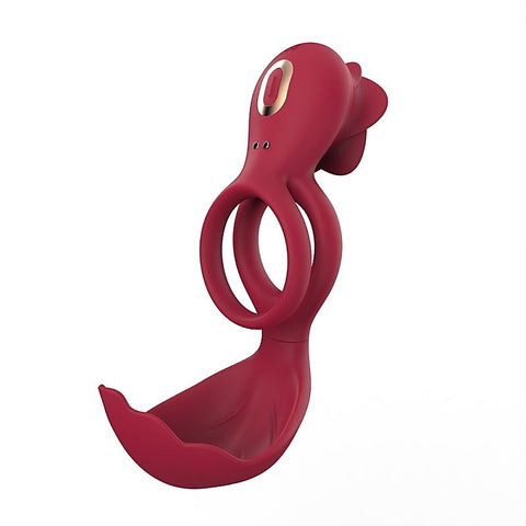 12 Functions Clit Stimulator Cock Ring by BDStyle