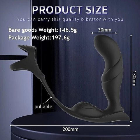 Whirlwind Vibrating Prostate Massager by BDStyle