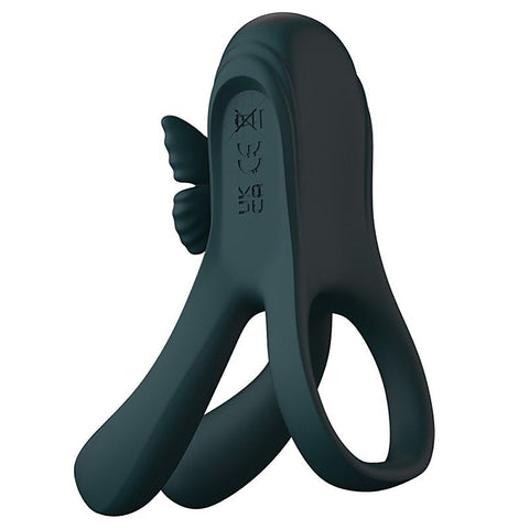 Butterfly Triple Lock Vibrating Cock Ring by BDStyle