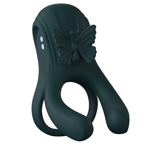 Butterfly Triple Lock Vibrating Cock Ring by BDStyle