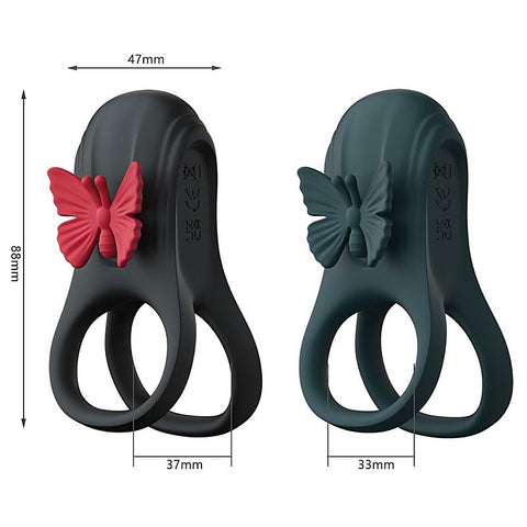 Butterfly Vibration Lock Mens Cock Ring by BDStyle
