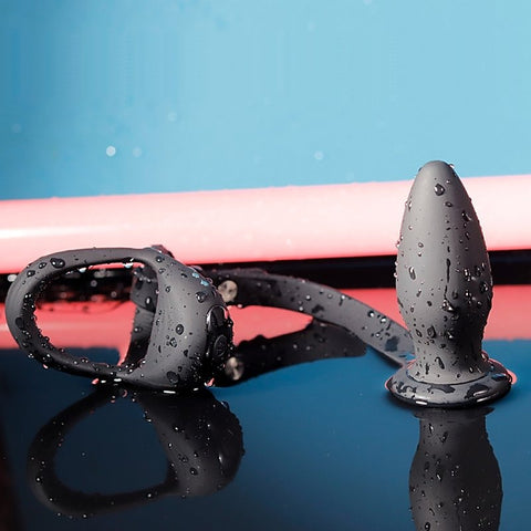 10 Functions Cock and Ball Ring With Anal Plug by BDStyle