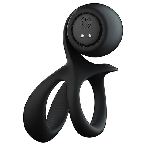 Naughty Vibrating Cock and Ball Ring by BDStyle