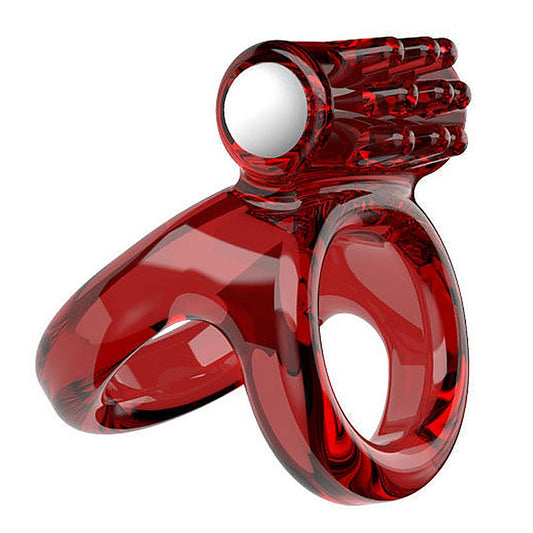 Soft Lock Vibrating Penis Sleeve Cock Ring by BDStyle