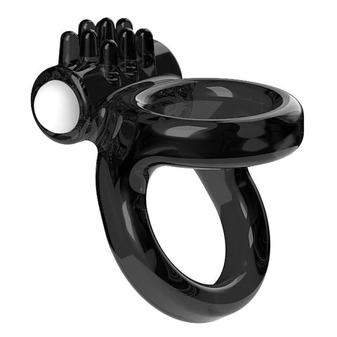 Soft Lock Vibrating Penis Sleeve Cock Ring by BDStyle